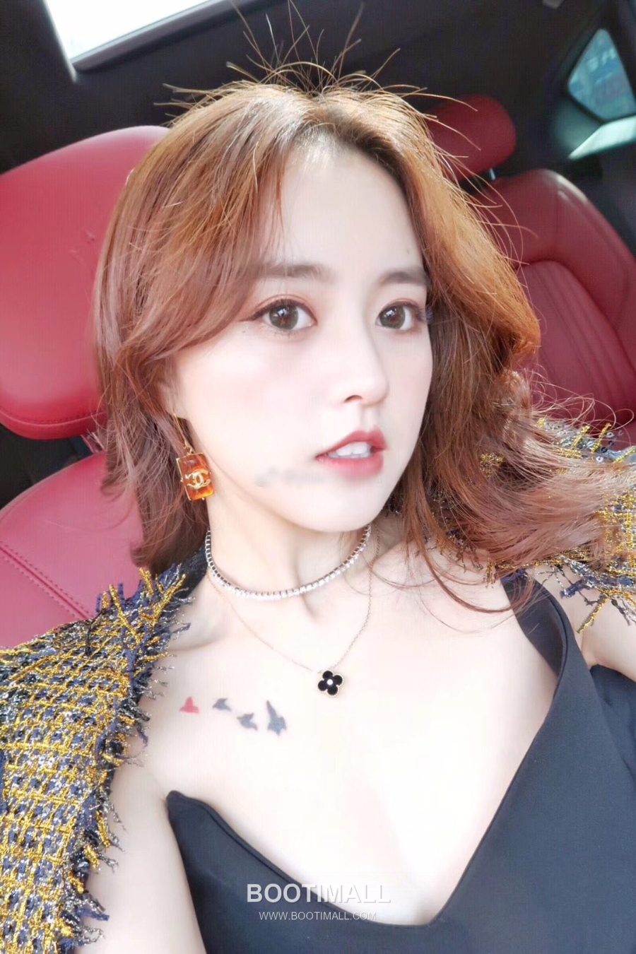 Van Cleef & Arpels Vintage Alhambra Pendant Necklace 반클리프 아펠 빈티지 알함브라 펜던트 네크리스 카닐리언 다이아몬드 18K 로즈 골드 9