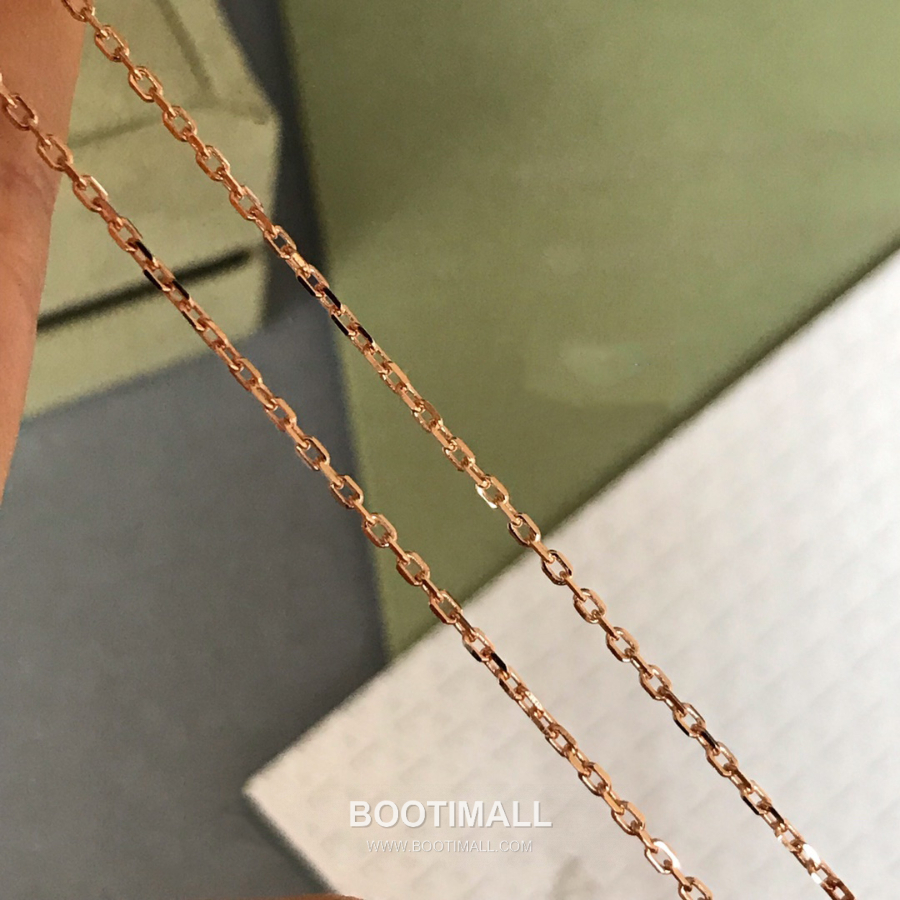 Van Cleef & Arpels Vintage Alhambra Pendant Necklace 반클리프 아펠 빈티지 알함브라 펜던트 네크리스 카닐리언 다이아몬드 18K 로즈 골드 16