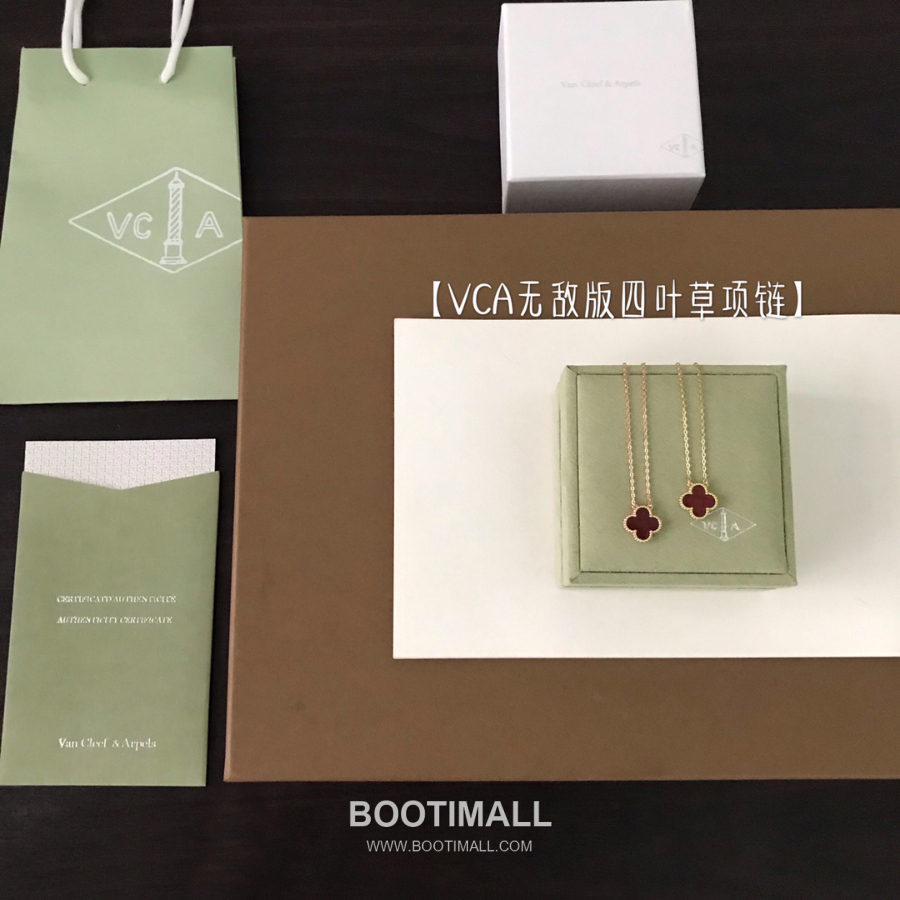 Van Cleef & Arpels Vintage Alhambra Pendant Necklace 반클리프 아펠 빈티지 알함브라 펜던트 네크리스 카닐리언 18K 옐로우 골드 7