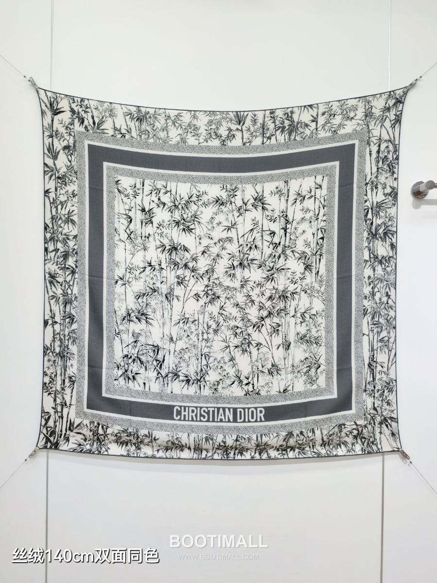 Dior Cashmere Silk Shawl 140 Toile de Jouy 디올 캐시미어 실크 숄 140 투알 드 주이 RDO2543-1 140×140cm 1