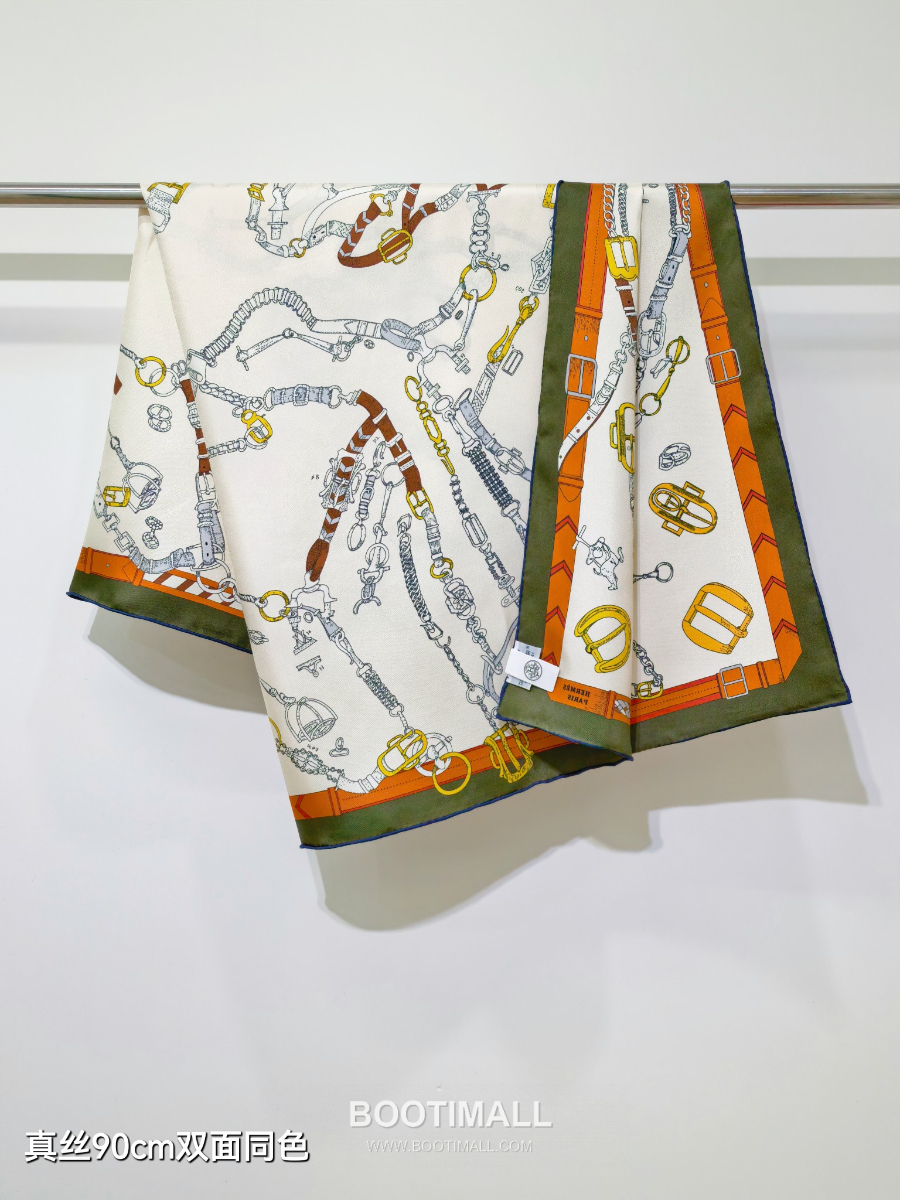 Hermes Twill Silk Scarf 90 “Cavalier du Ciel 에르메스 트윌 실크 스카프 90 카발리에 뒤 씨엘 SHMS2589 90×90cm 8