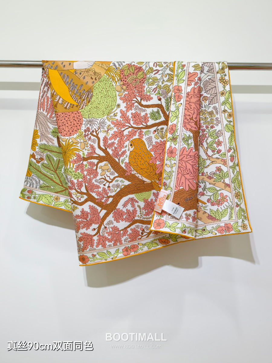 Hermes Twill Silk Scarf 90 “Coupe de Mai 에르메스 트윌 실크 스카프 90 “쿠프 드 메이(5월 신의 컵)” SHMS2569-2 90×90cm 7