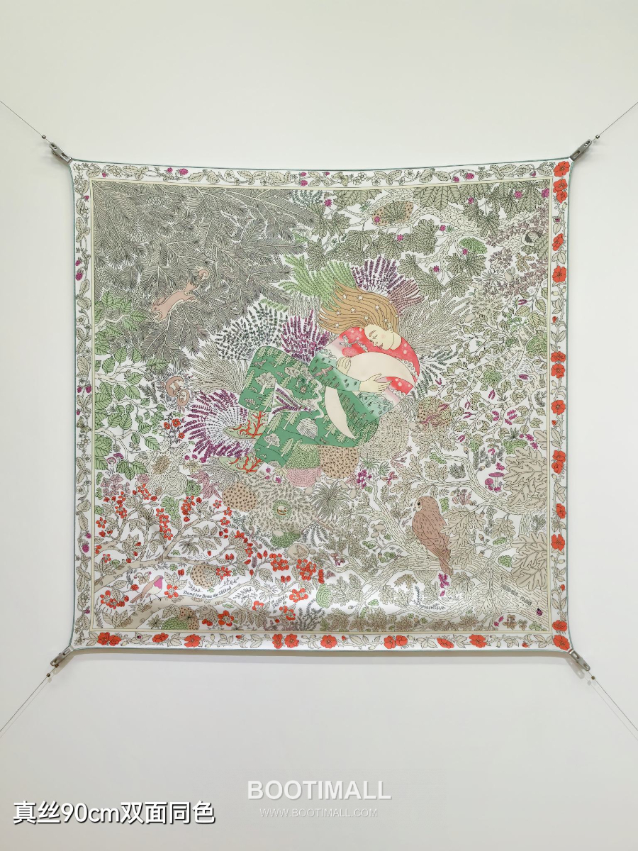 Hermes Twill Silk Scarf 90 “Coupe de Mai 에르메스 트윌 실크 스카프 90 “쿠프 드 메이(5월 신의 컵)” SHMS2569-3 90×90cm 3