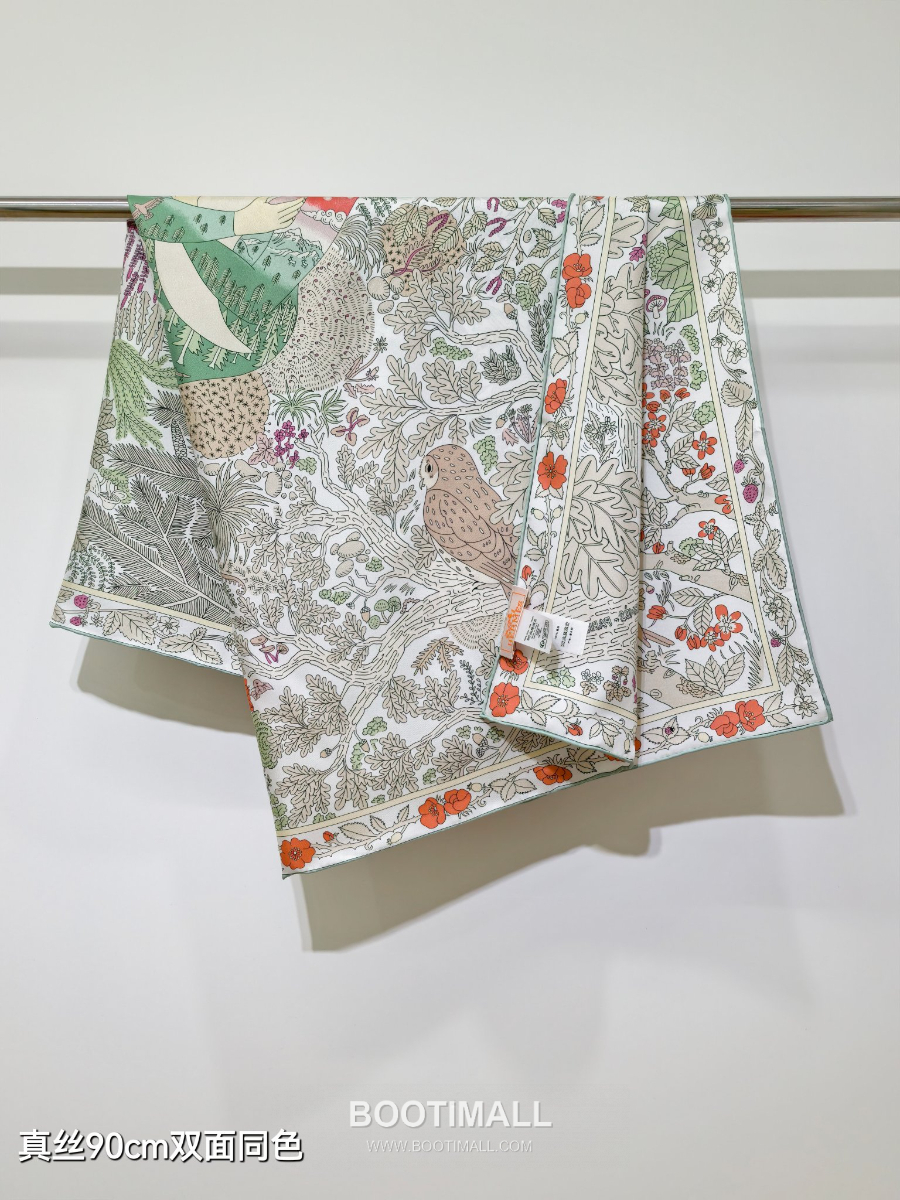 Hermes Twill Silk Scarf 90 “Coupe de Mai 에르메스 트윌 실크 스카프 90 “쿠프 드 메이(5월 신의 컵)” SHMS2569-3 90×90cm 8