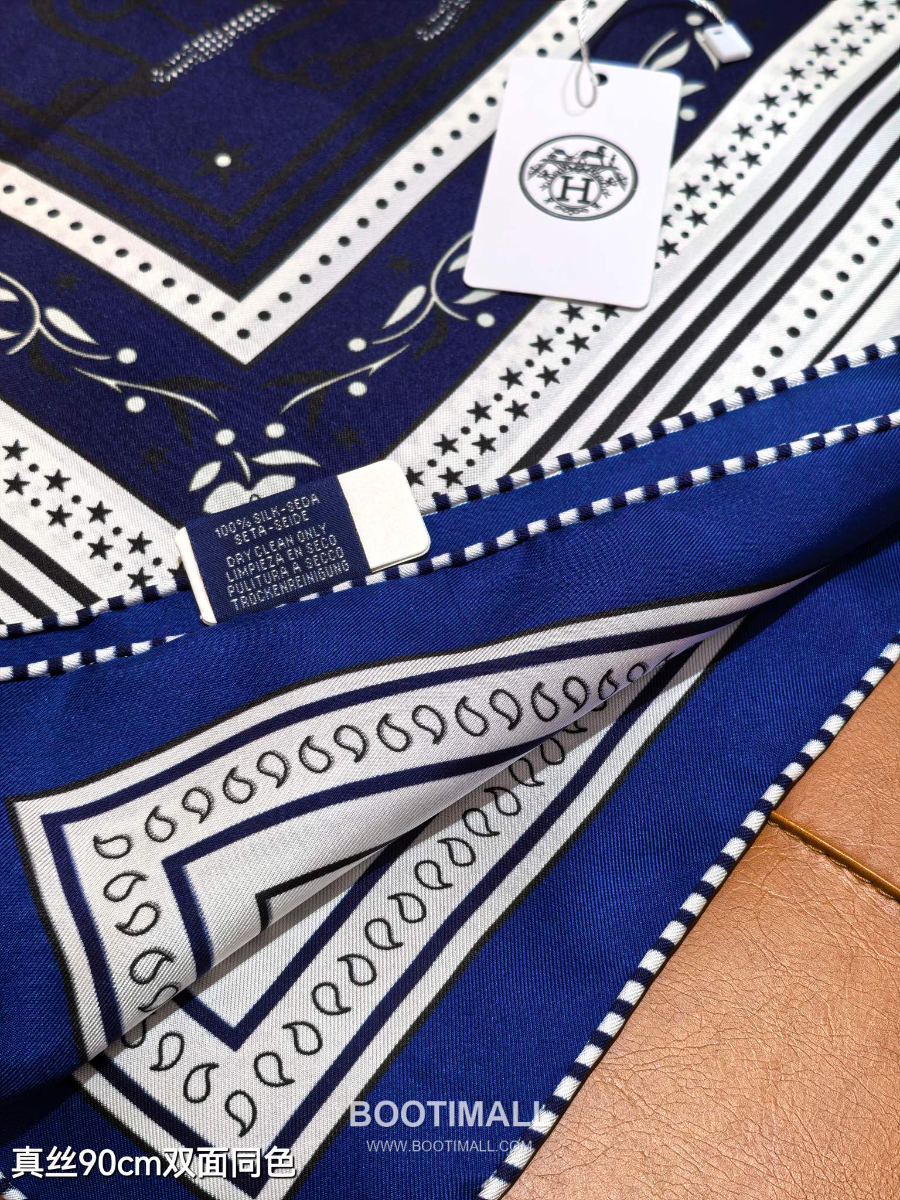 Hermes Twill Silk Scarf 90 Pythagore 에르메스 트윌 실크 스카프 90 피타고르 SHMS2505 90×90cm 3