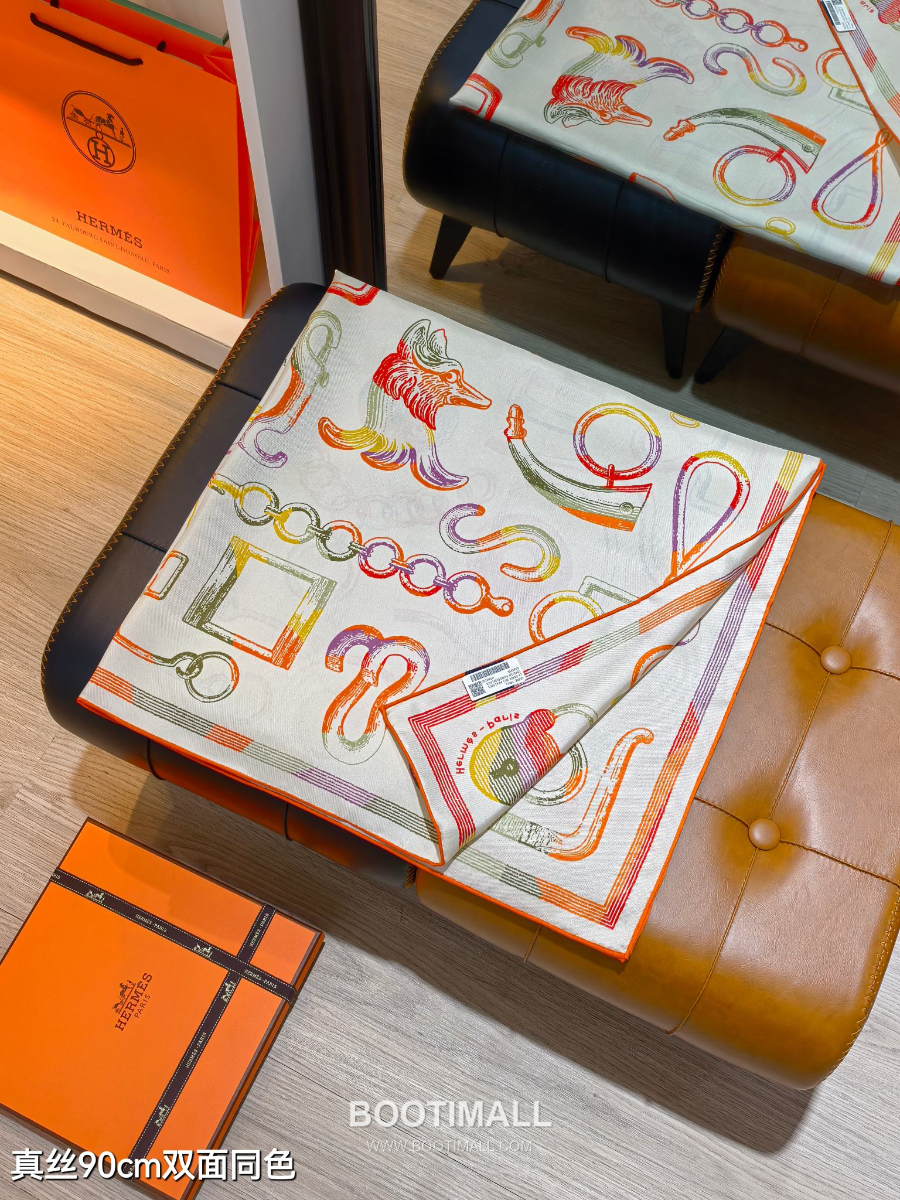 Hermes Twill Silk Scarf 90 에르메스 트윌 실크 스카프 90 SHMS2506 90×90cm 2