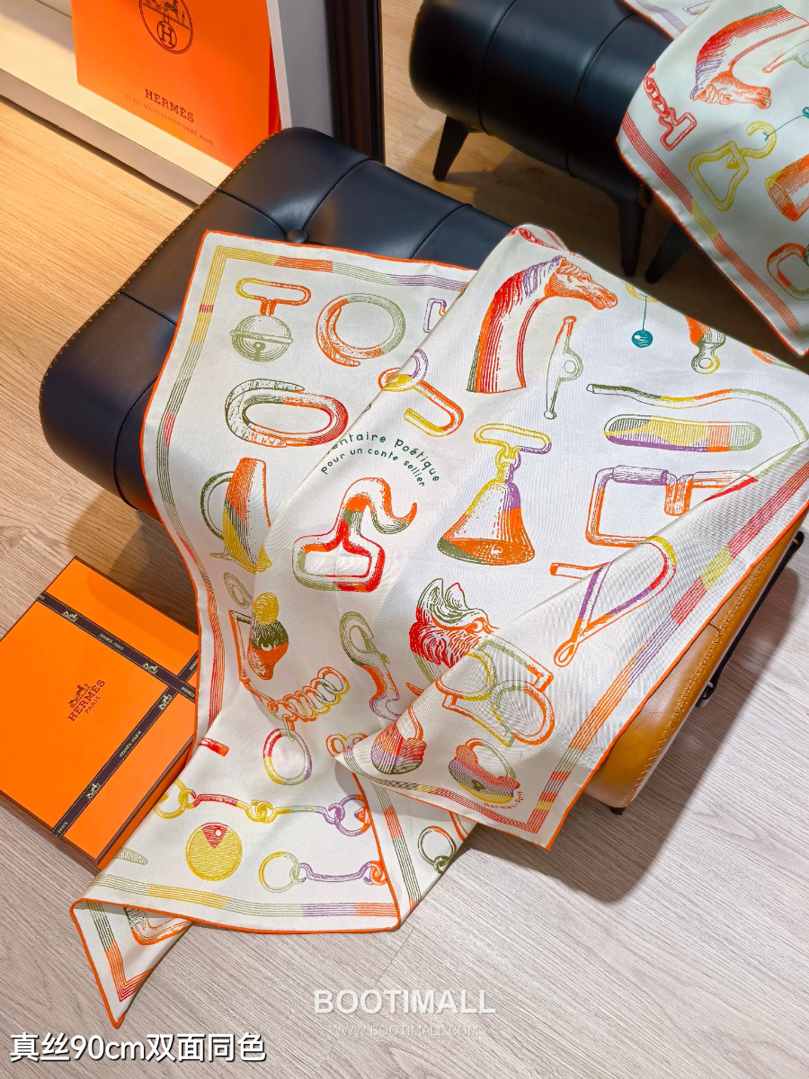 Hermes Twill Silk Scarf 90 에르메스 트윌 실크 스카프 90 SHMS2506 90×90cm 3