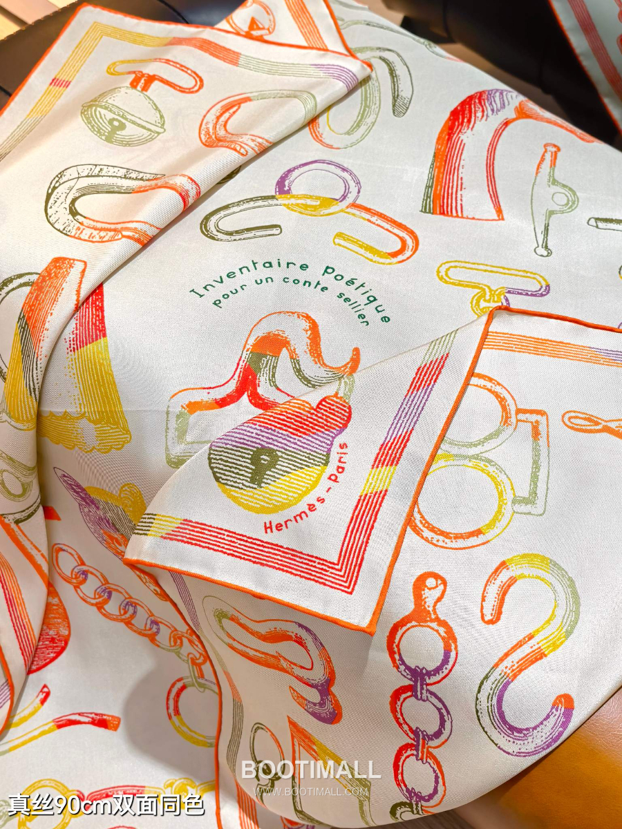 Hermes Twill Silk Scarf 90 에르메스 트윌 실크 스카프 90 SHMS2506 90×90cm 4