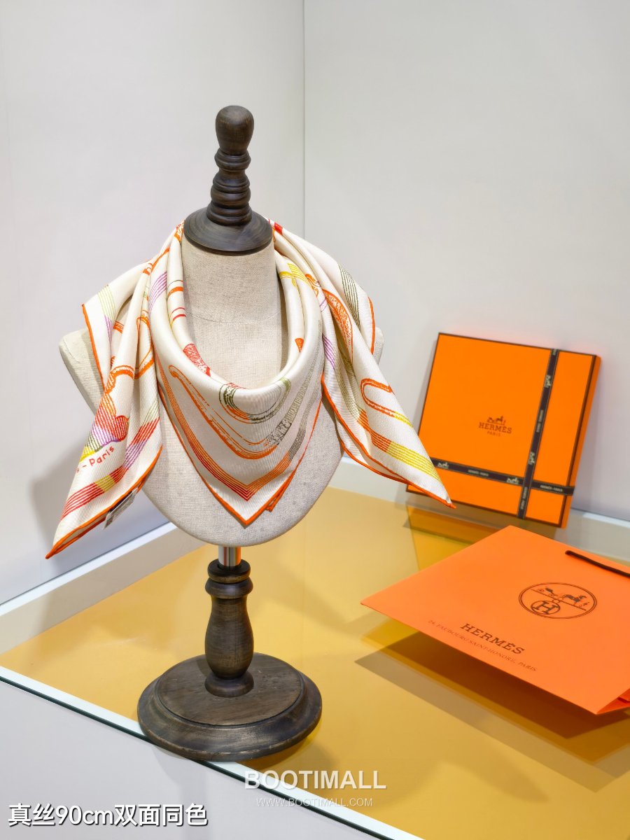 Hermes Twill Silk Scarf 90 에르메스 트윌 실크 스카프 90 SHMS2506 90×90cm 7