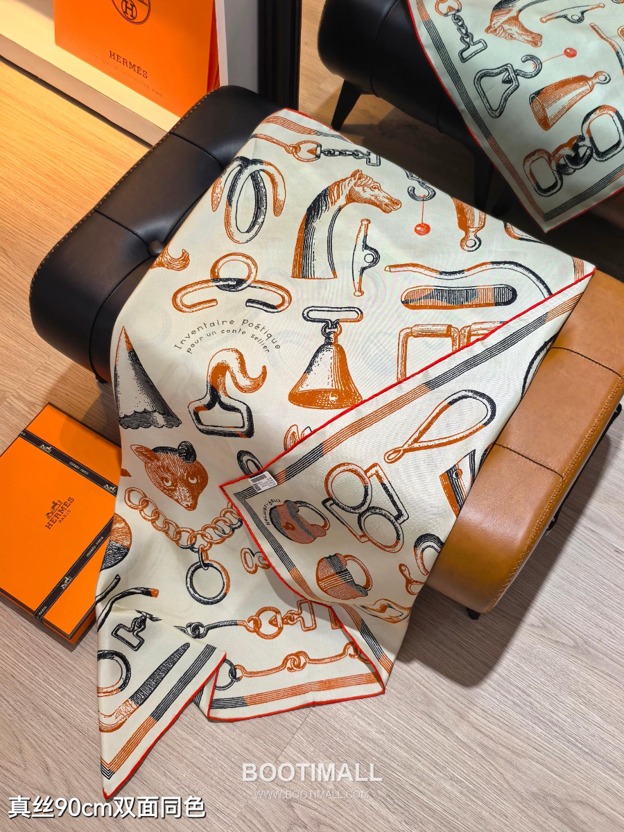 Hermes Twill Silk Scarf 90 에르메스 트윌 실크 스카프 90 SHMS2506-2 90×90cm 3