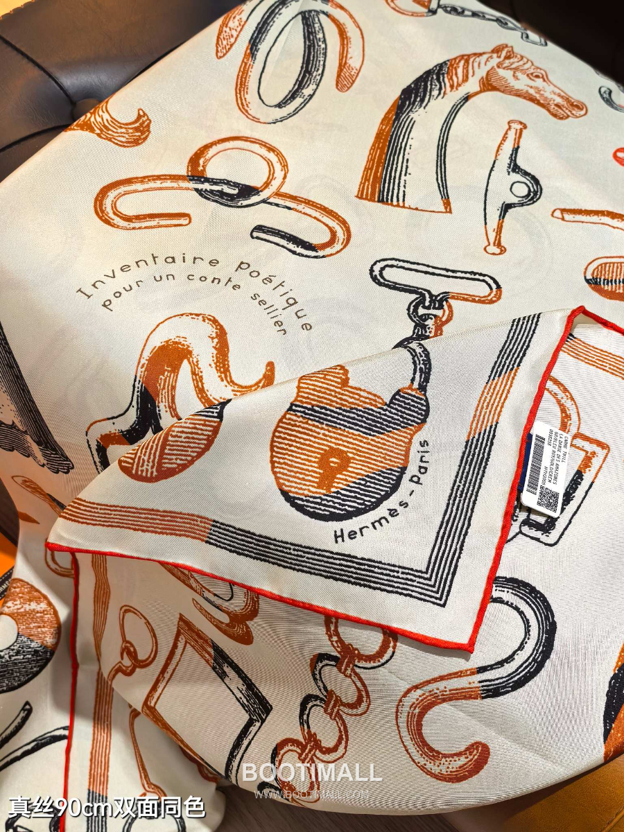 Hermes Twill Silk Scarf 90 에르메스 트윌 실크 스카프 90 SHMS2506-2 90×90cm 4