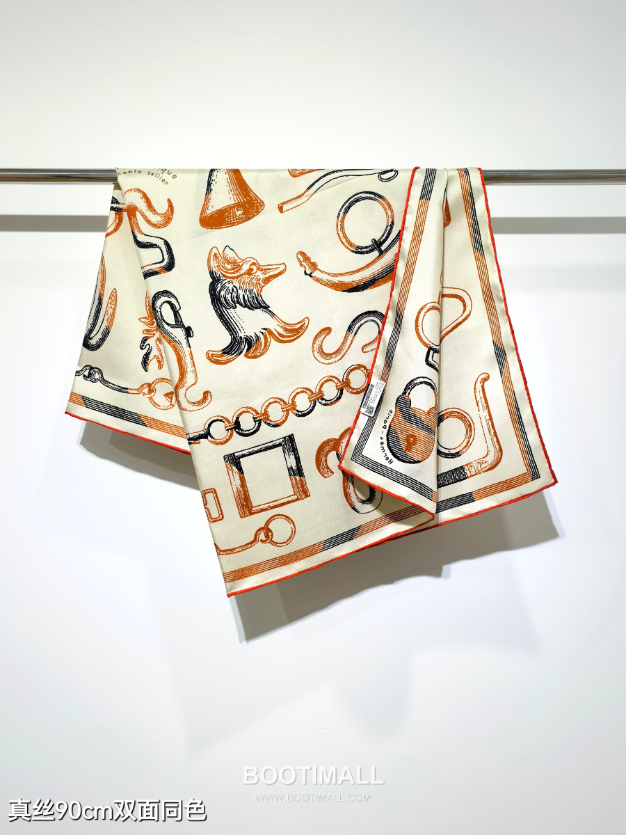 Hermes Twill Silk Scarf 90 에르메스 트윌 실크 스카프 90 SHMS2506-2 90×90cm 6