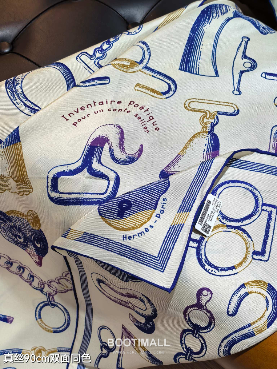 Hermes Twill Silk Scarf 90 에르메스 트윌 실크 스카프 90 SHMS2506-1 90×90cm 4
