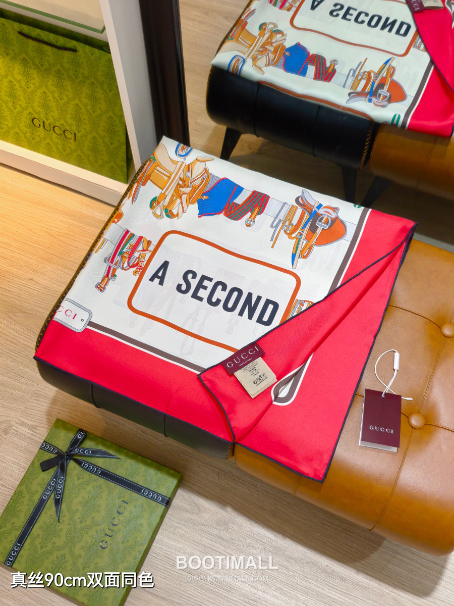 Gucci Project Printed Silk Carre “If Only For A Second” 구찌프로젝트 프린트 실크 까레 “이프 온리 포 어 세컨드” 90×90cm 4