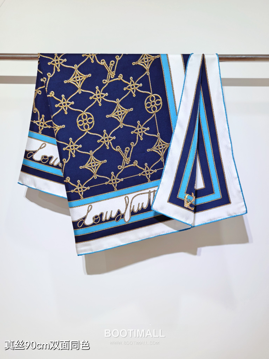 Louis Vuitton Cordage 90 Square Silk Twill Scarf 루이비통 코다주 90 실크 트윌 스카프 90×90cm 8