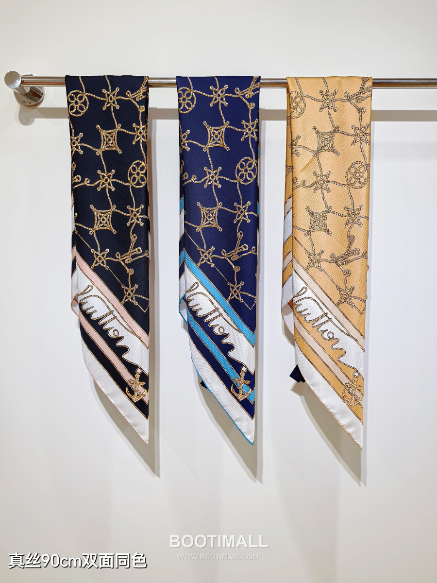 Louis Vuitton Cordage 90 Square Silk Twill Scarf 루이비통 코다주 90 실크 트윌 스카프 90×90cm 11