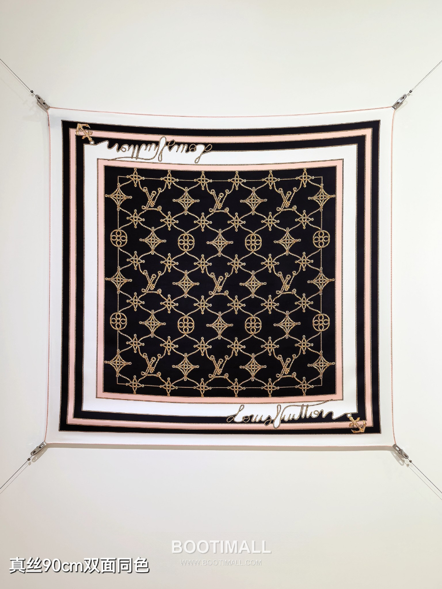 Louis Vuitton Cordage 90 Square Silk Twill Scarf 루이비통 코다주 90 실크 트윌 스카프 SLV2521 90×90cm 3