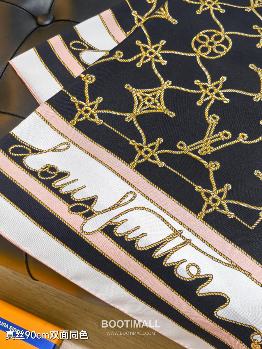 Louis Vuitton Cordage 90 Square Silk Twill Scarf 루이비통 코다주 90 실크 트윌 스카프 SLV2521 90×90cm 6