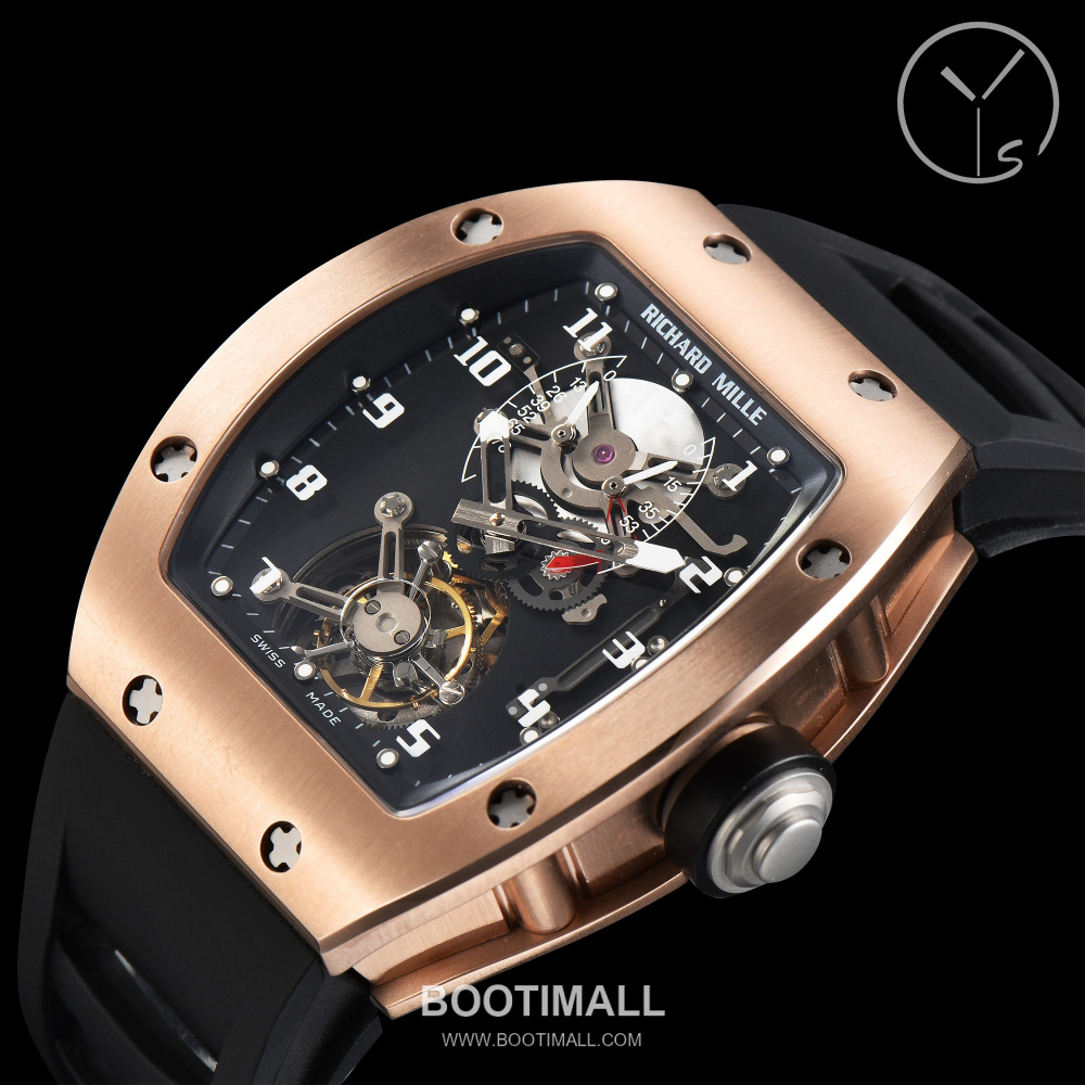 Richard Mille RM001 Tourbillon Skeleton Tonneau Watch 리차드 밀 RM001 투르비용 스켈레톤 토노 워치 48×39mm 2