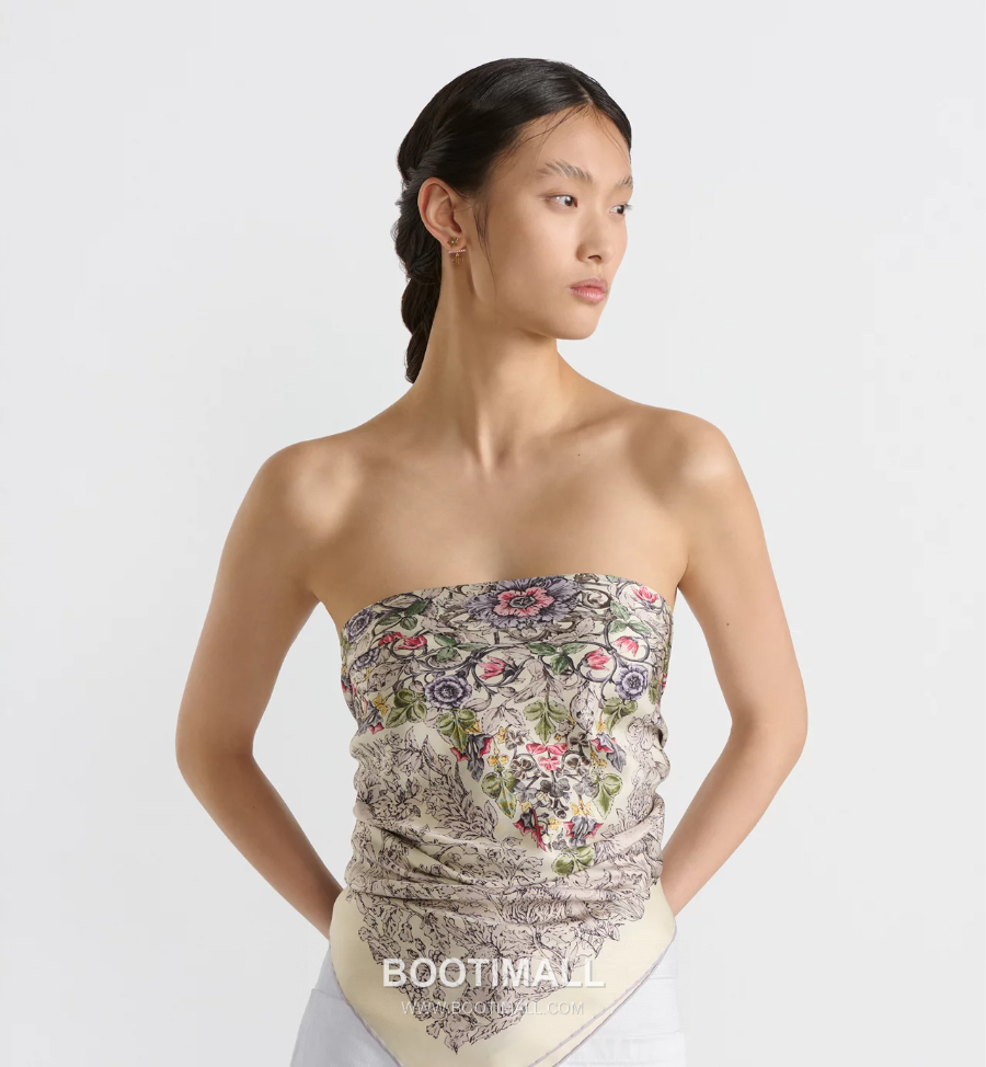 Dior Around the World 90 Square Silk Twill Scarf 디올 어라운드 더 월드 90 실크 트윌 스카프 SDO2515 90×90cm 2