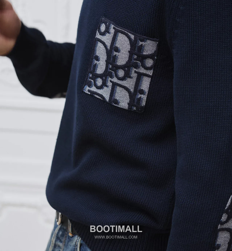 Dior Oblique Sweater 683M677A7045_C585 디올 오블리크 스웨터 네이비 3