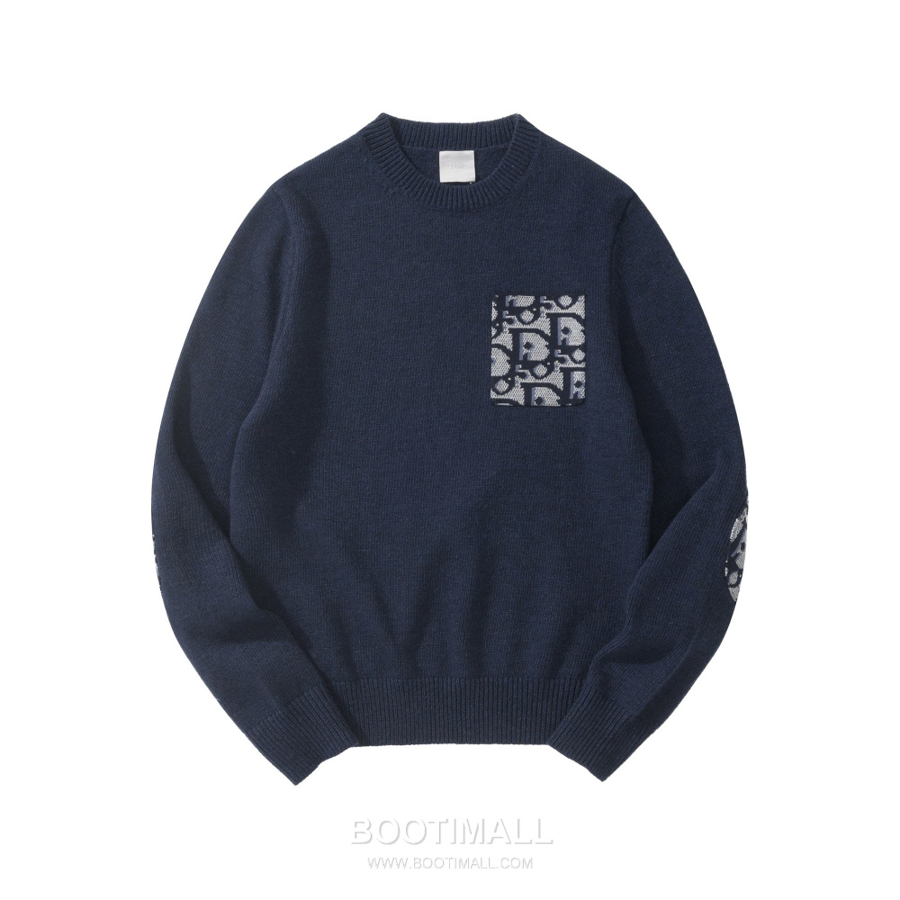 Dior Oblique Sweater 683M677A7045_C585 디올 오블리크 스웨터 네이비 4