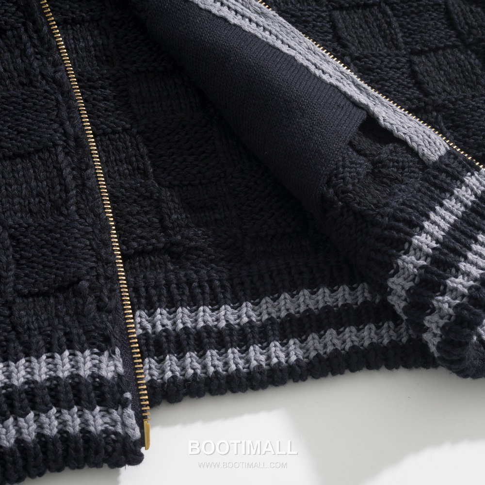 Louis Vuitton Damier Zip-Up Knit Cardigan 루이비통 다미에 집업 니트 가디건 블랙 10