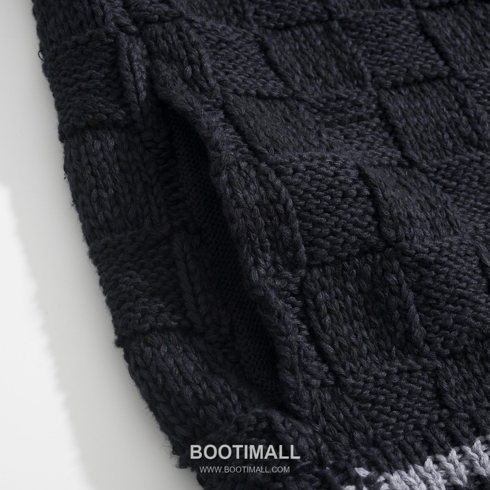 Louis Vuitton Damier Zip-Up Knit Cardigan 루이비통 다미에 집업 니트 가디건 블랙 11