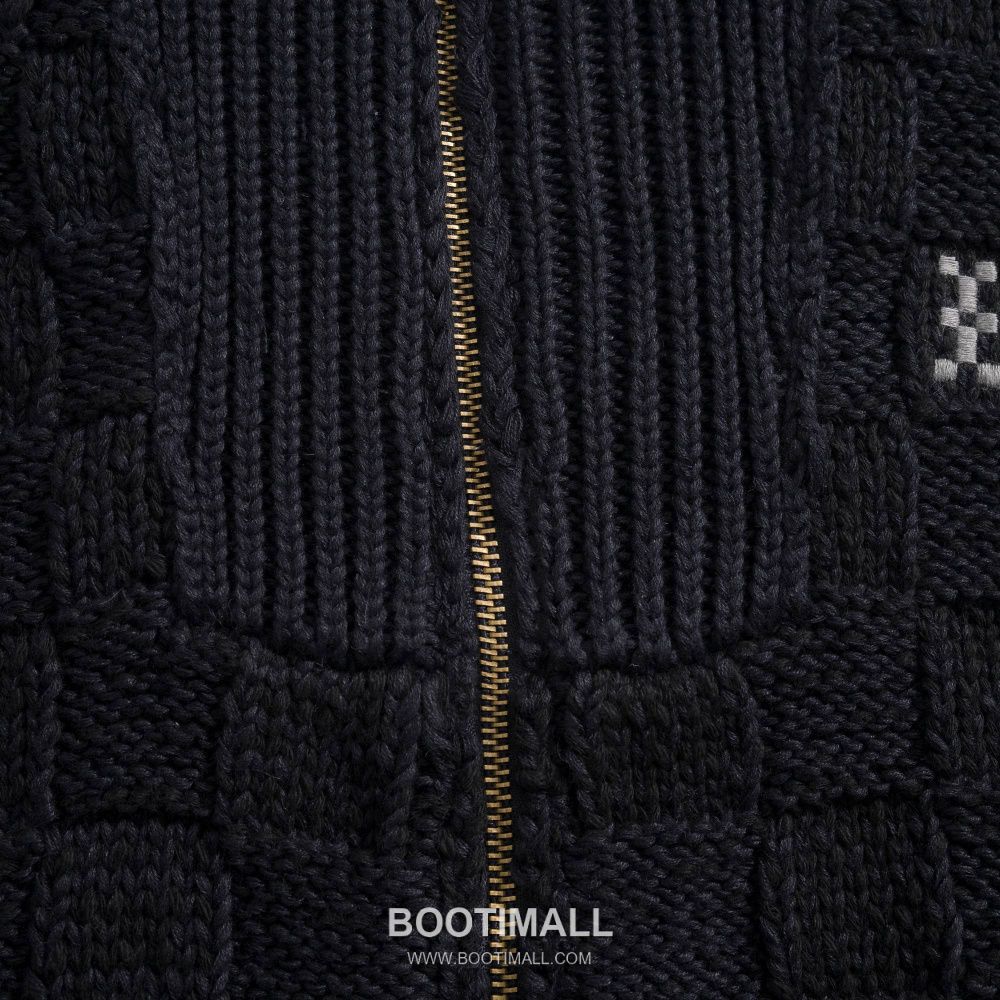 Louis Vuitton Damier Zip-Up Knit Cardigan 루이비통 다미에 집업 니트 가디건 블랙 12