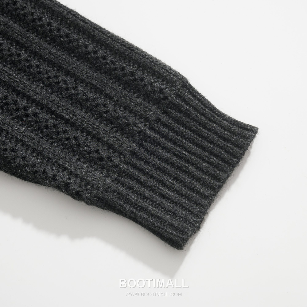 Louis Vuitton Shearling Collar Zip-Up Wool Blend Sweater 루이비통 시어링 카라 집업 울 혼방 스웨터 블랙 6