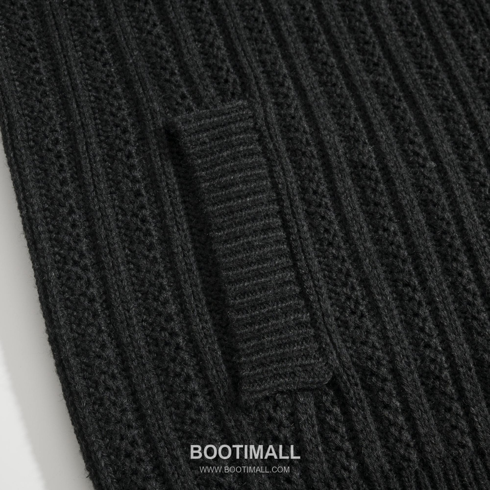 Louis Vuitton Shearling Collar Zip-Up Wool Blend Sweater 루이비통 시어링 카라 집업 울 혼방 스웨터 블랙 7