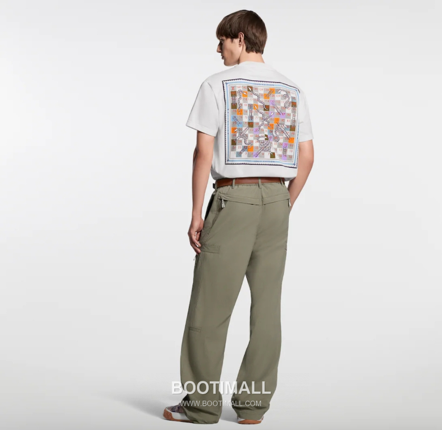 Louis Vuitton “Snakes and Ladders” Print T-Shirt 루이비통 스네이크 앤 래더 프린트 티셔츠 화이트 1