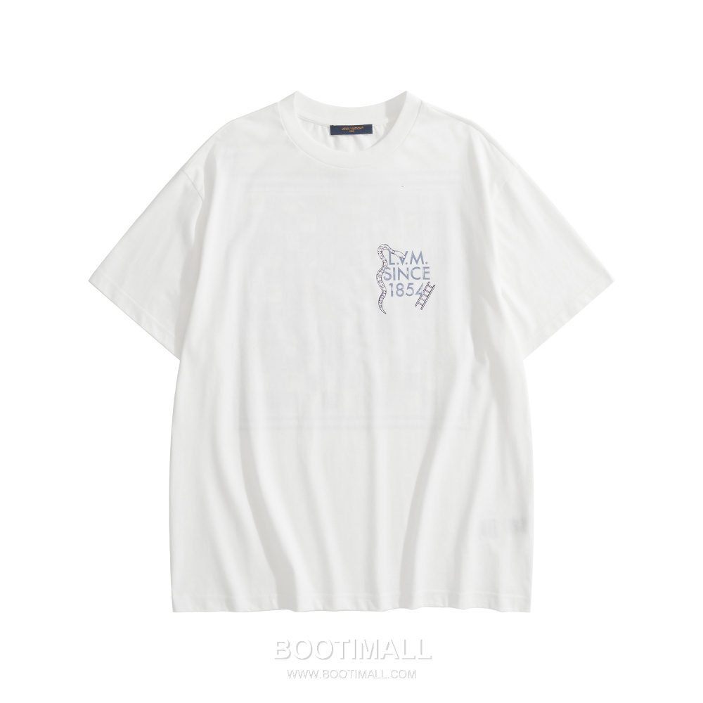 Louis Vuitton “Snakes and Ladders” Print T-Shirt 루이비통 스네이크 앤 래더 프린트 티셔츠 화이트 5