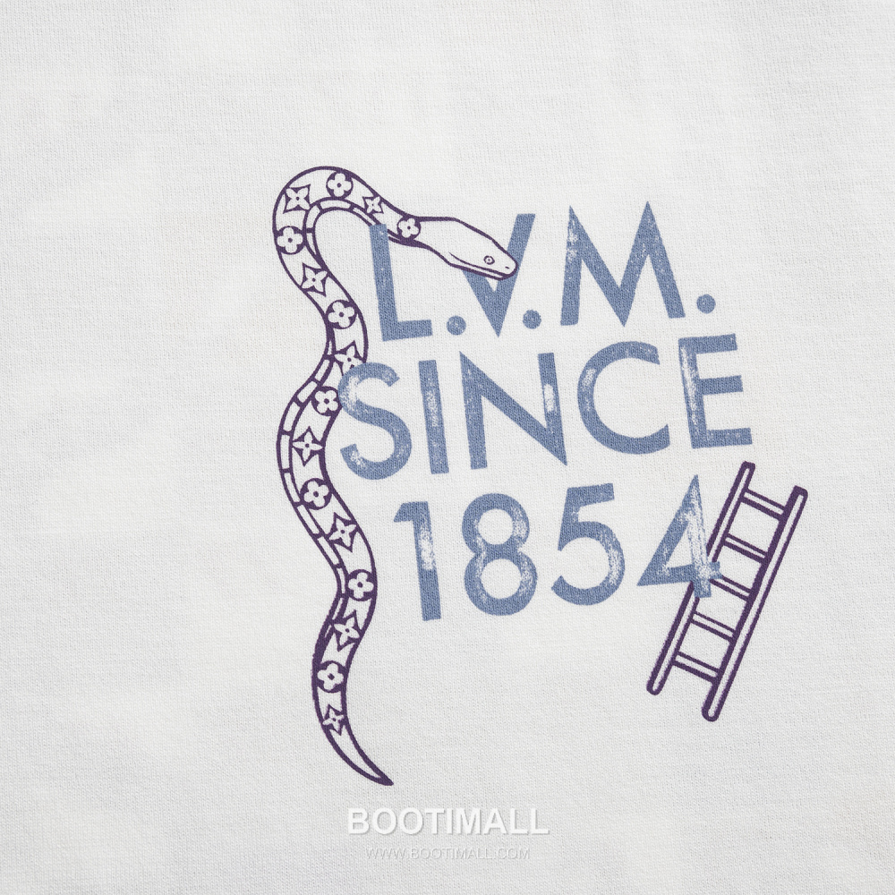 Louis Vuitton “Snakes and Ladders” Print T-Shirt 루이비통 스네이크 앤 래더 프린트 티셔츠 화이트 11