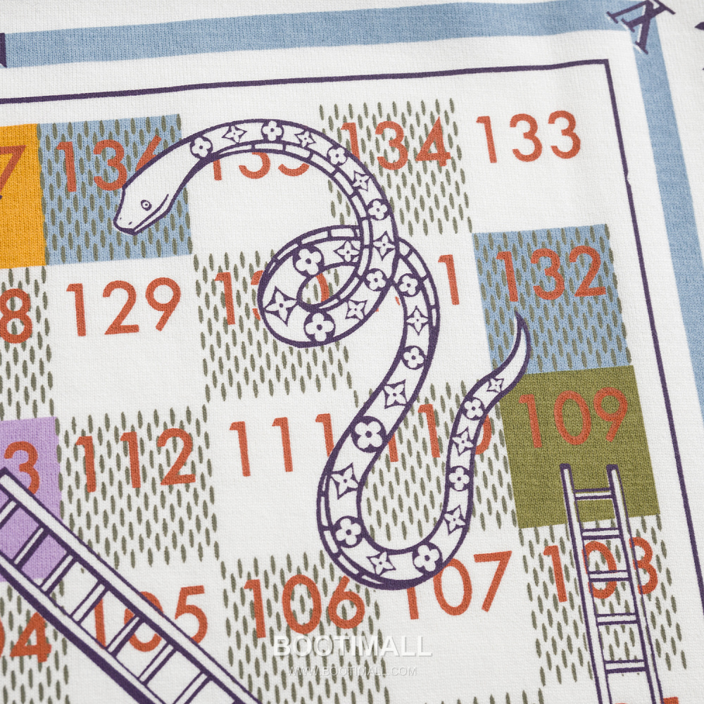 Louis Vuitton “Snakes and Ladders” Print T-Shirt 루이비통 스네이크 앤 래더 프린트 티셔츠 화이트 12