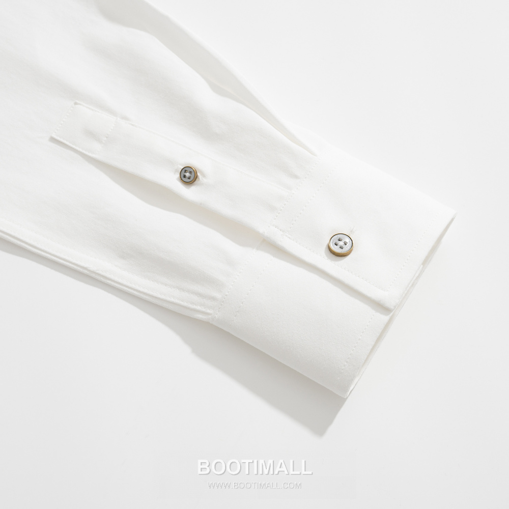 Louis Vuitton Embossed Monogram Pocket Cotton Shirt 루이비통 엠보스 모노그램 포켓 코튼 셔츠 화이트 10