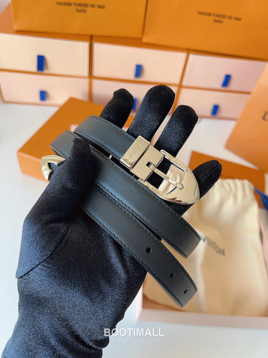 Louis Vuitton LV Timeless 20mm Belt M4190 루이비통 LV 타임리스 20mm 벨트 모노그램 캔버스 팔라듐 버클 2.0cm 9