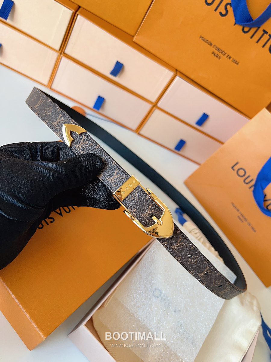 Louis Vuitton LV Timeless Belt M4190 루이비통 LV 타임리스 벨트 모노그램 캔버스 팔라듐 버클 2.0cm 3
