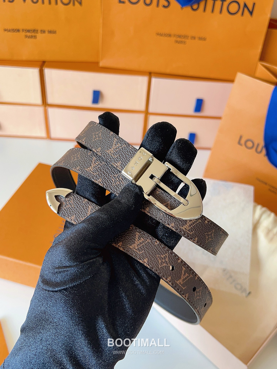 Louis Vuitton LV Timeless Belt M4190 루이비통 LV 타임리스 벨트 모노그램 캔버스 팔라듐 버클 2.0cm 4