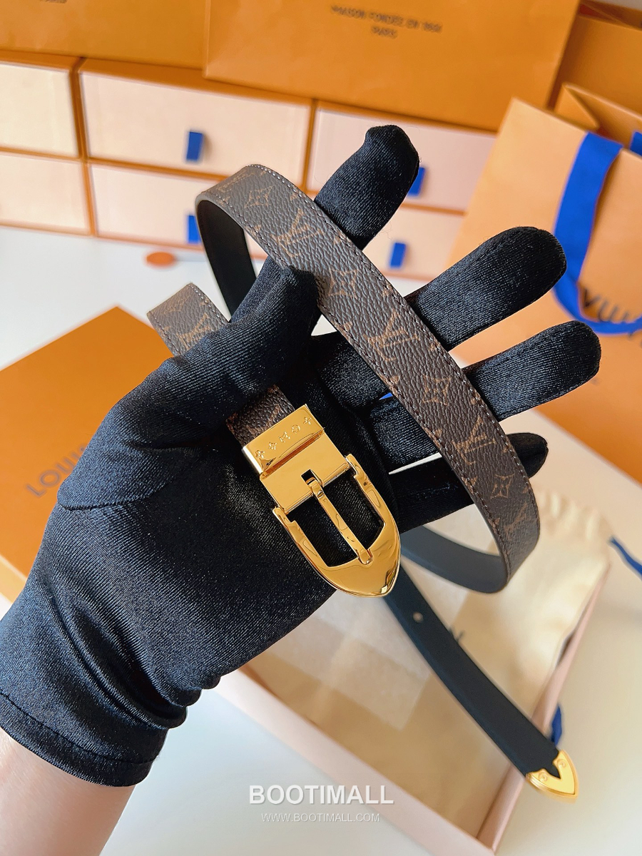 Louis Vuitton LV Timeless Belt M4190 루이비통 LV 타임리스 벨트 모노그램 캔버스 팔라듐 버클 2.0cm 9