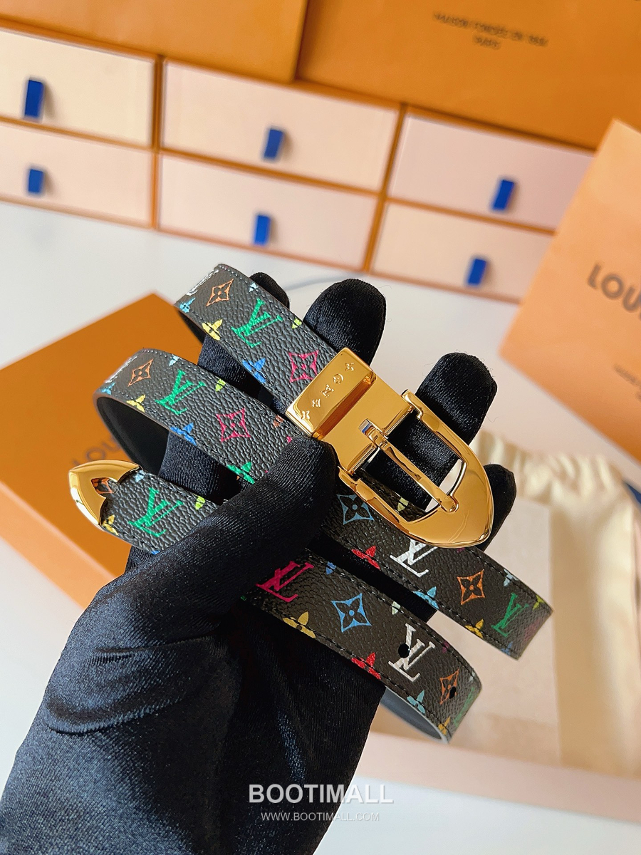 Louis Vuitton LV Timeless Belt M4190 루이비통 LV 타임리스 벨트 모노그램 멀티칼라 캔버스 팔라듐 버클 2.0cm 1