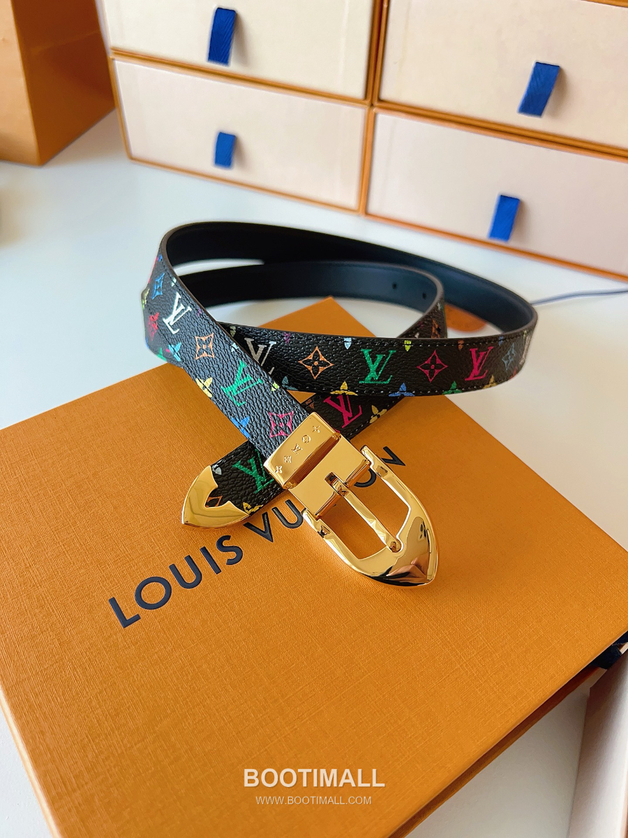 Louis Vuitton LV Timeless Belt M4190 루이비통 LV 타임리스 벨트 모노그램 멀티칼라 캔버스 팔라듐 버클 2.0cm 2