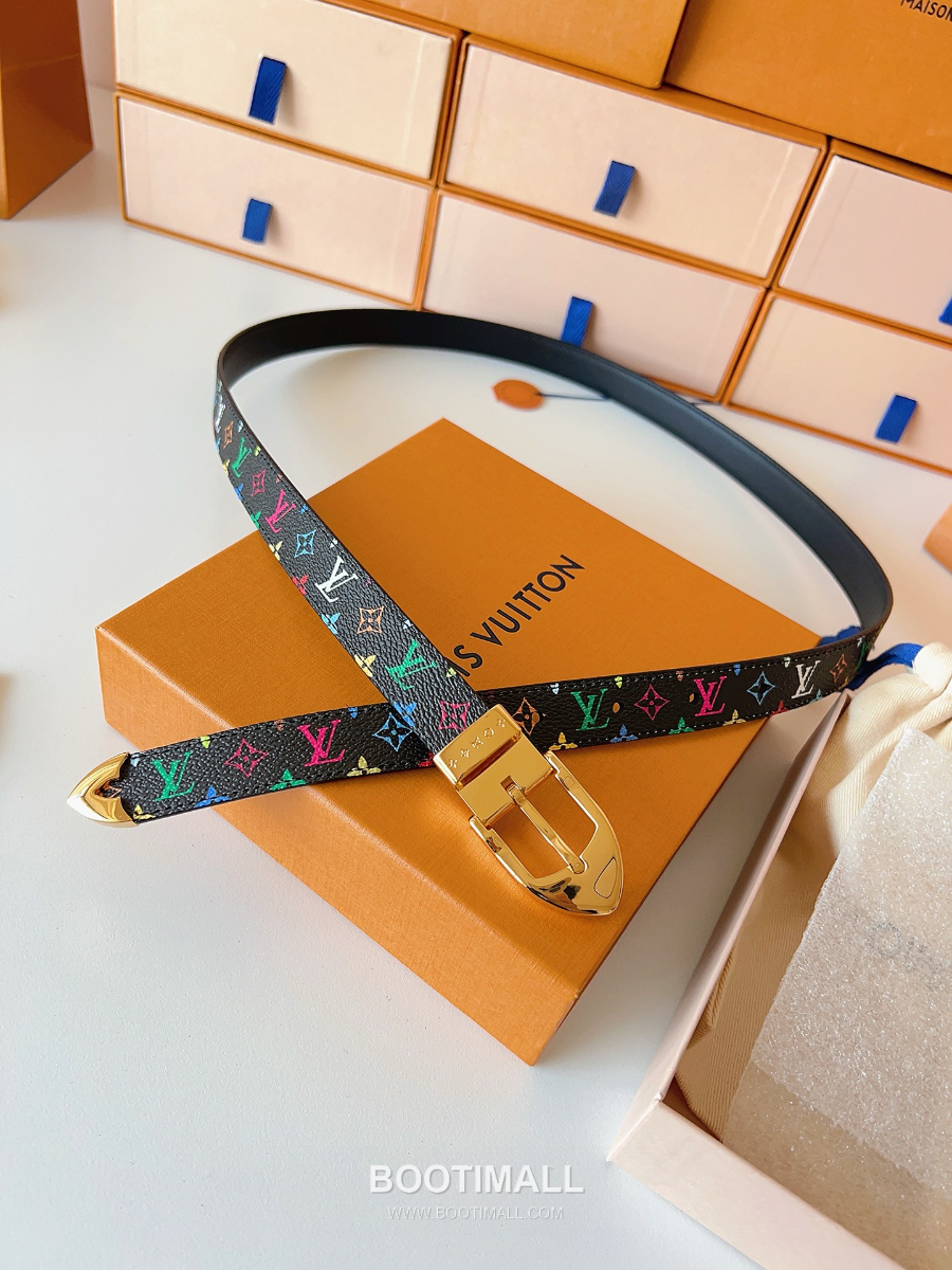 Louis Vuitton LV Timeless Belt M4190 루이비통 LV 타임리스 벨트 모노그램 멀티칼라 캔버스 팔라듐 버클 2.0cm 3