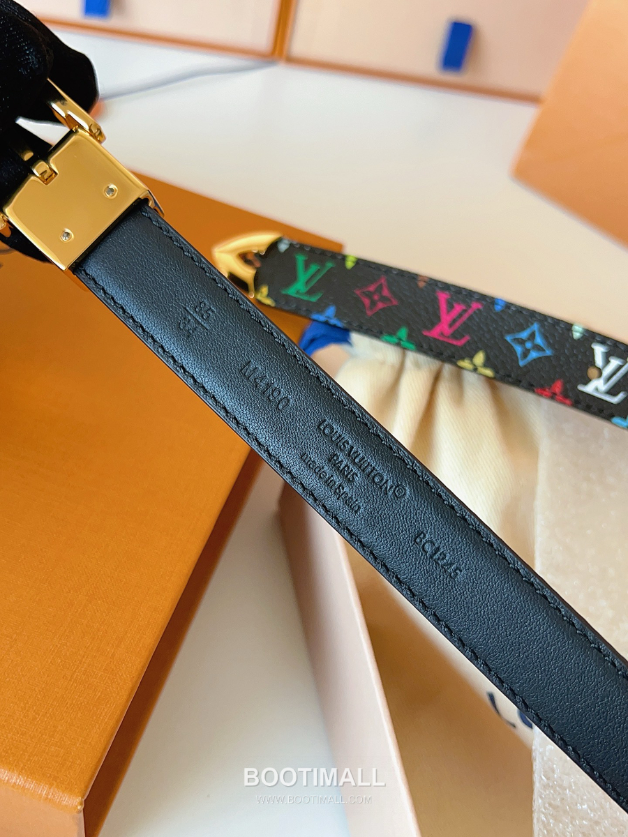 Louis Vuitton LV Timeless Belt M4190 루이비통 LV 타임리스 벨트 모노그램 멀티칼라 캔버스 팔라듐 버클 2.0cm 5