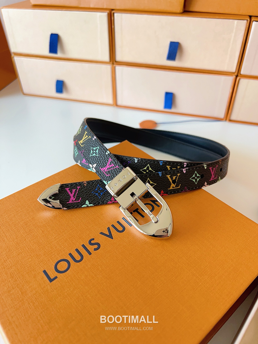 Louis Vuitton LV Timeless Belt M4190 루이비통 LV 타임리스 벨트 모노그램 멀티칼라 캔버스 팔라듐 버클 2.0cm 7
