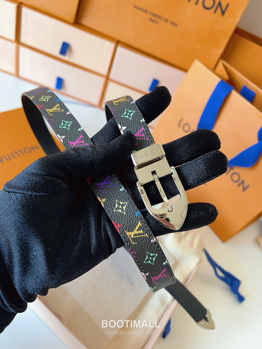 Louis Vuitton LV Timeless Belt M4190 루이비통 LV 타임리스 벨트 모노그램 멀티칼라 캔버스 팔라듐 버클 2.0cm 10