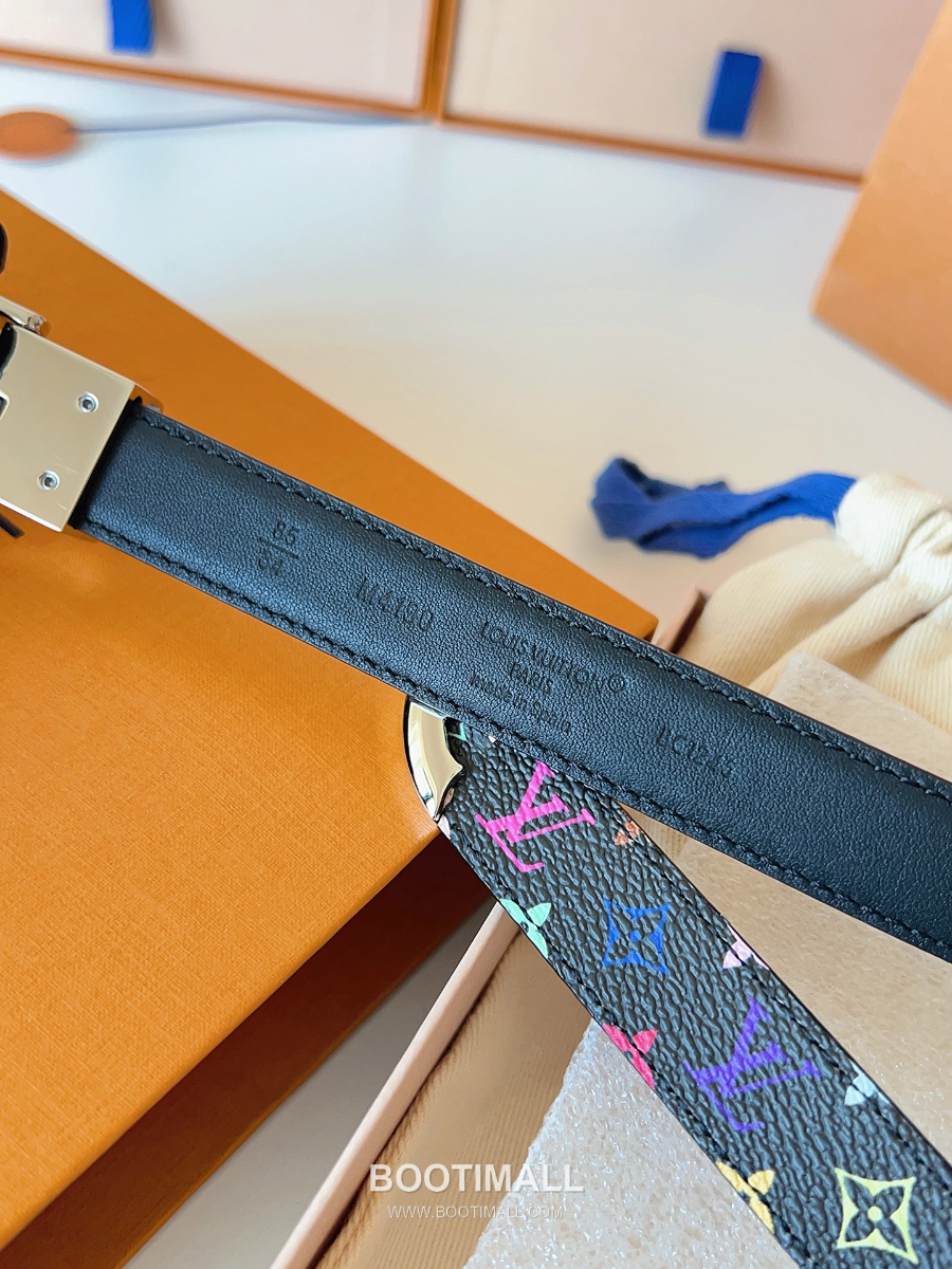 Louis Vuitton LV Timeless Belt M4190 루이비통 LV 타임리스 벨트 모노그램 멀티칼라 캔버스 팔라듐 버클 2.0cm 11