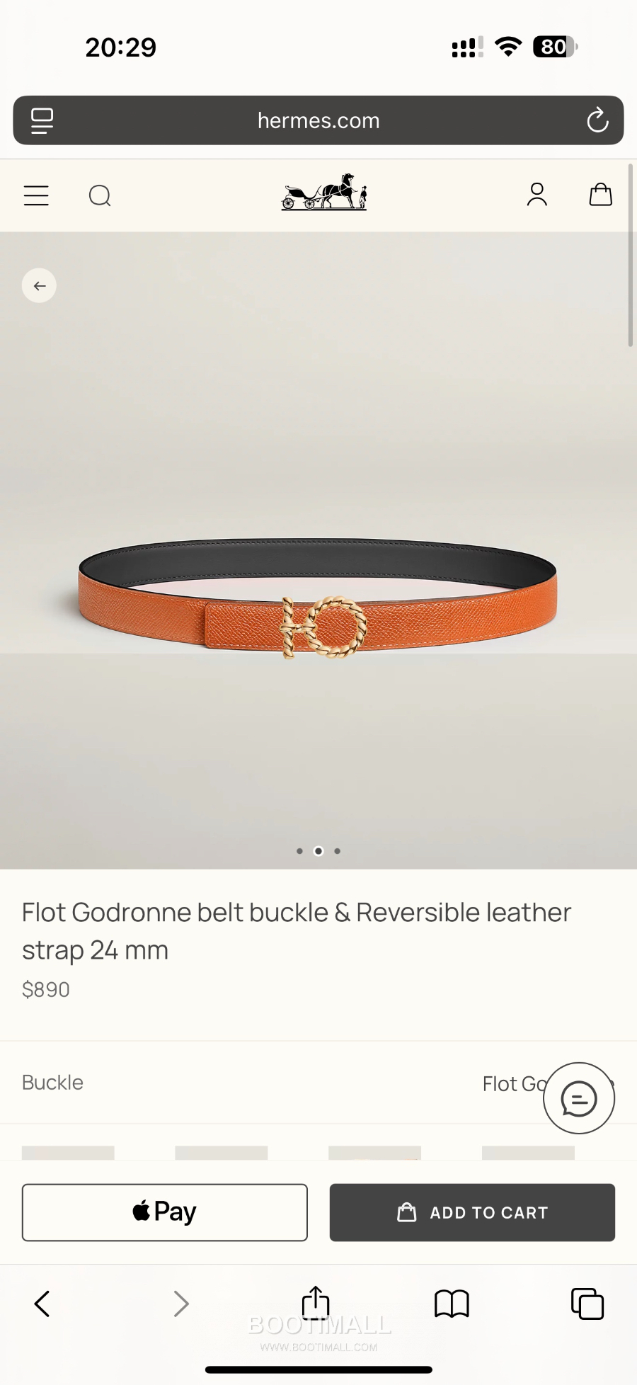 Hermès Flot Godronne Belt Buckle & Reversible Leather Strap 에르메스 플로 고드론 버클 & 리버서블 레더 스트랩 벨트 엡송가죽 2.4cm 2