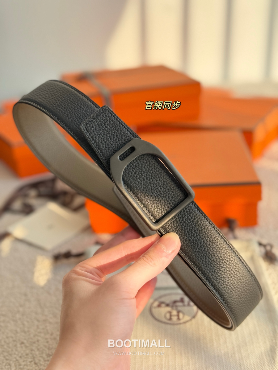 Hermès Jockey Belt Buckle & Reversible Leather Strap 에르메스 조키 버클 & 리버서블 레더 스트랩 벨트 3.8cm 4