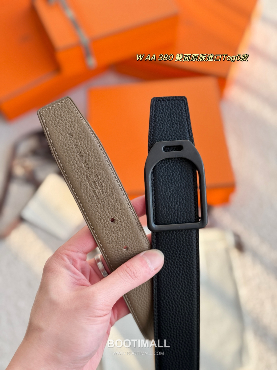 Hermès Jockey Belt Buckle & Reversible Leather Strap 에르메스 조키 버클 & 리버서블 레더 스트랩 벨트 3.8cm 5